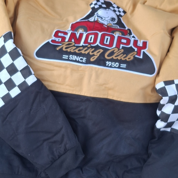 Peanuts Racing Jacket with Snoopy Patch - Picture 7 of 7